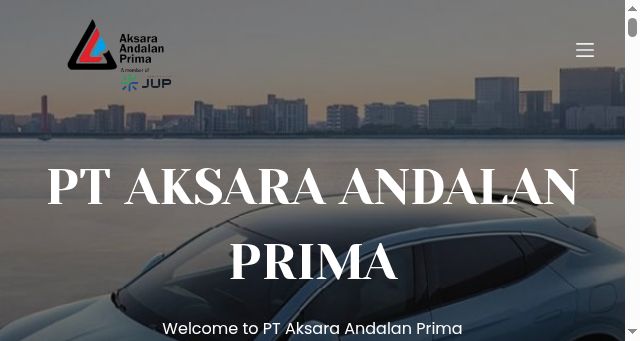Screenshot of aksara-andalanprima.co.id