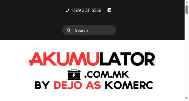 Screenshot of akumulator.com.mk