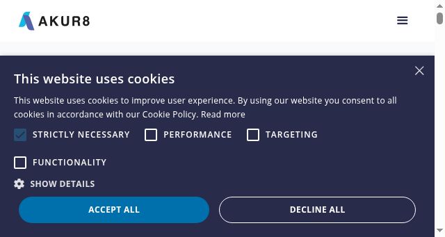 Screenshot of akur8.com