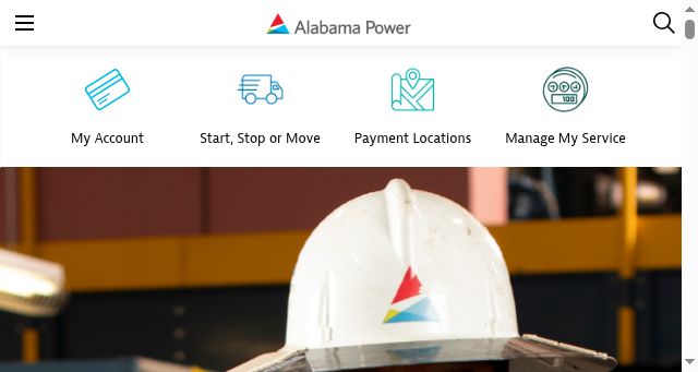 Screenshot of alabamapower.com