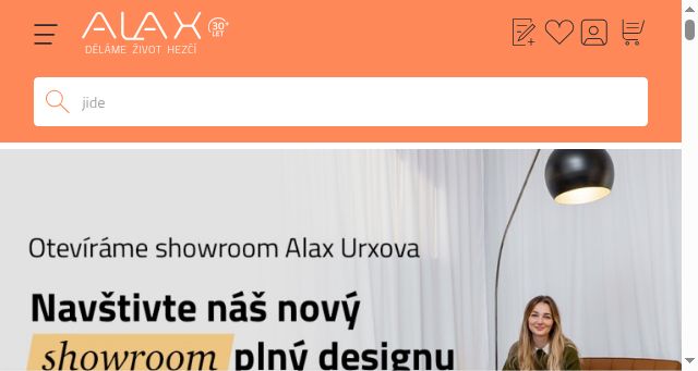 Screenshot of alax.cz