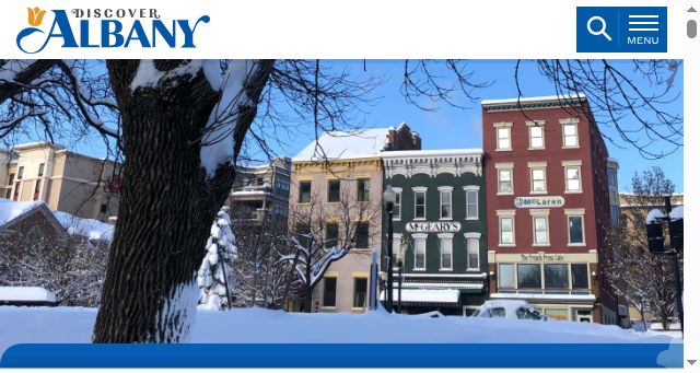 Screenshot of albany.org