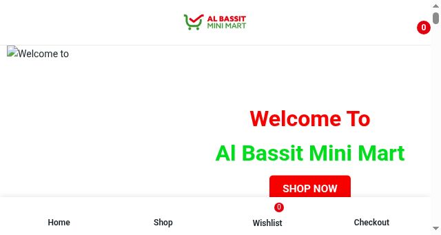 Screenshot of albassitmart.com