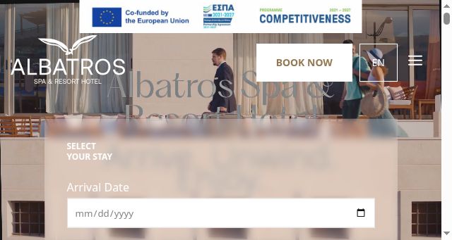 Screenshot of albatros.gr