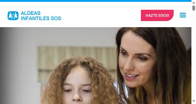 Screenshot of aldeasinfantiles.es