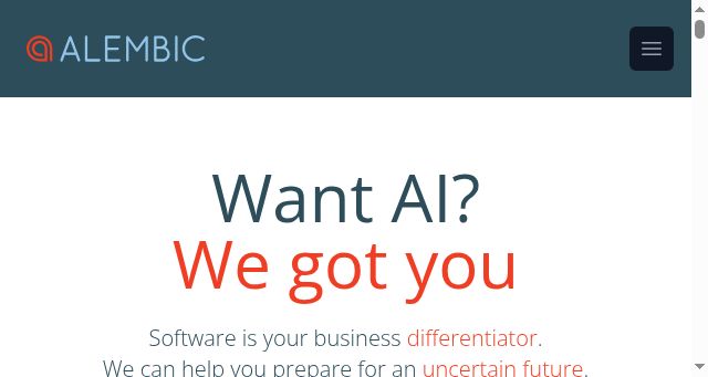 Screenshot of alembic.com.au