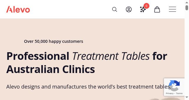 Screenshot of alevo.co