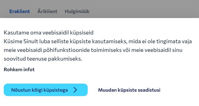 Screenshot of alexela.ee
