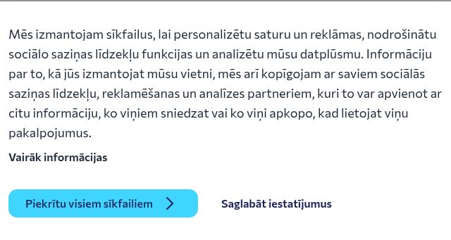 Screenshot of alexela.lv