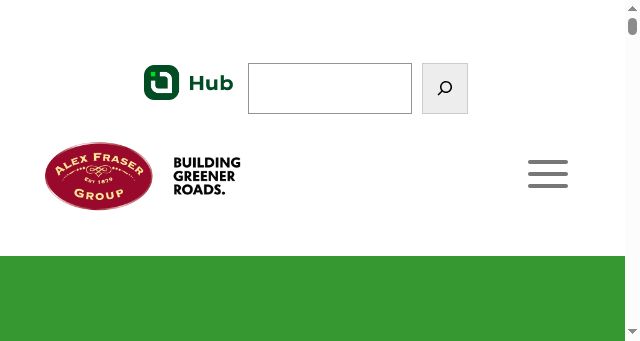 Screenshot of alexfraser.com.au