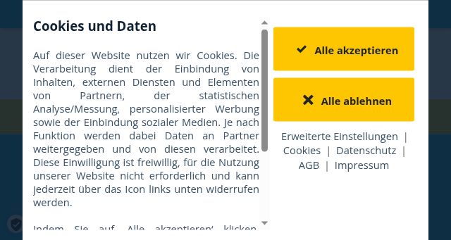 Screenshot of alfahosting.de