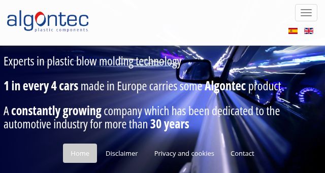 Screenshot of algontec.es