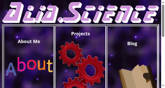Screenshot of alia.science