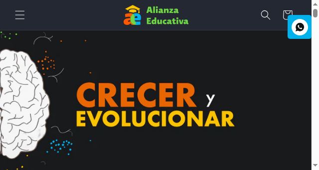Screenshot of alianzaeducativa.mx