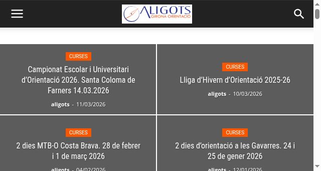 Screenshot of aligots.cat