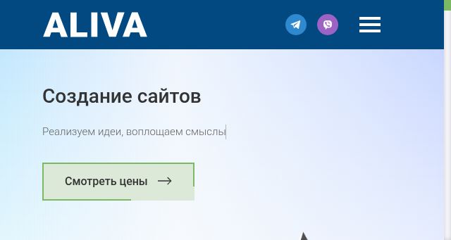 Screenshot of aliva.by