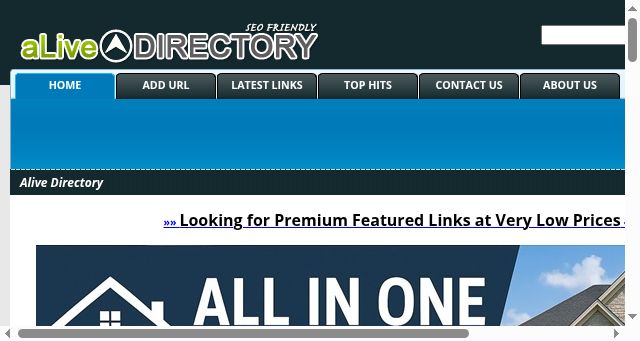 Screenshot of alive-directory.com