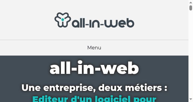 Screenshot of all-in-web.fr