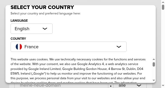 Screenshot of all-inkl.com