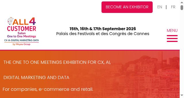 Screenshot of all4customer-one-to-one-meetings.fr