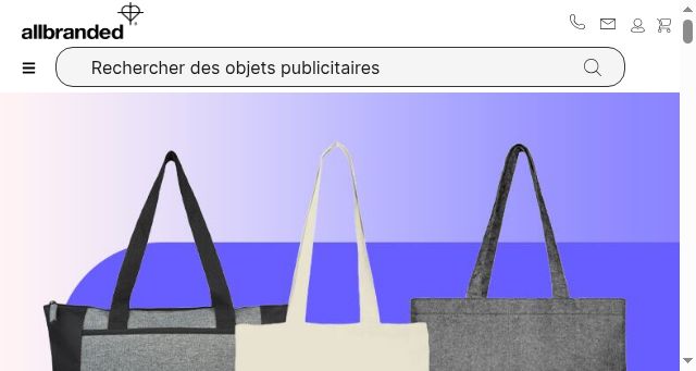 Screenshot of allbranded.fr