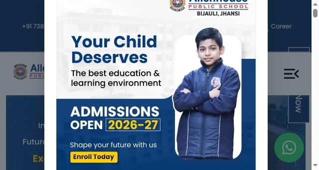 Screenshot of allenhousejhansi.com