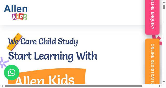 Screenshot of allenkidskakadeo.in