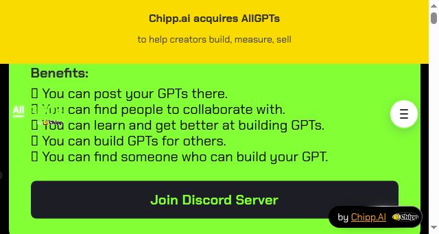 Screenshot of allgpts.co