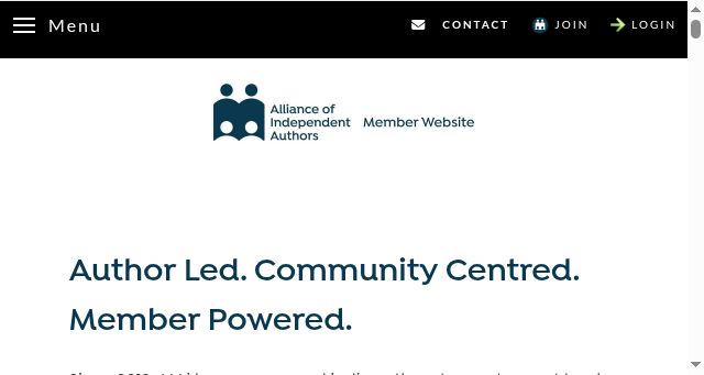 Screenshot of allianceindependentauthors.org