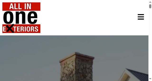 Screenshot of allinoneexteriors.com