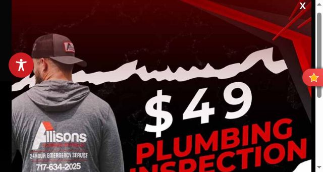 Screenshot of allisonsplumbingheatingandac.com