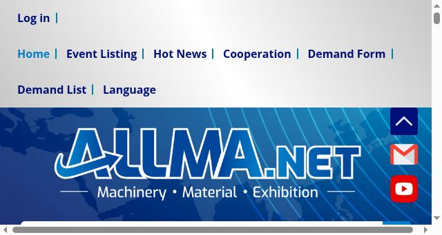 Screenshot of allma.net