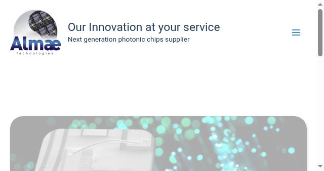 Screenshot of almae-technologies.com