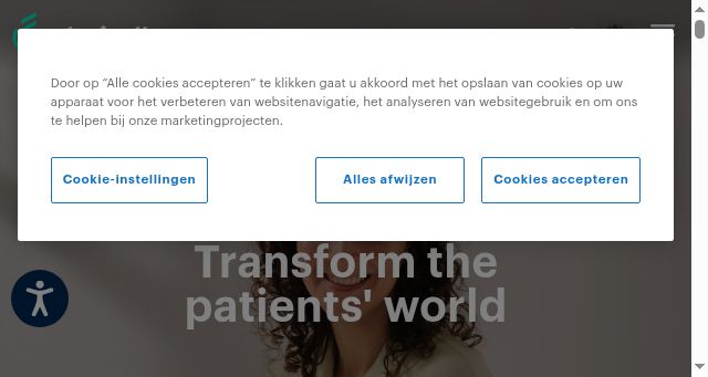 Screenshot of almirall.be