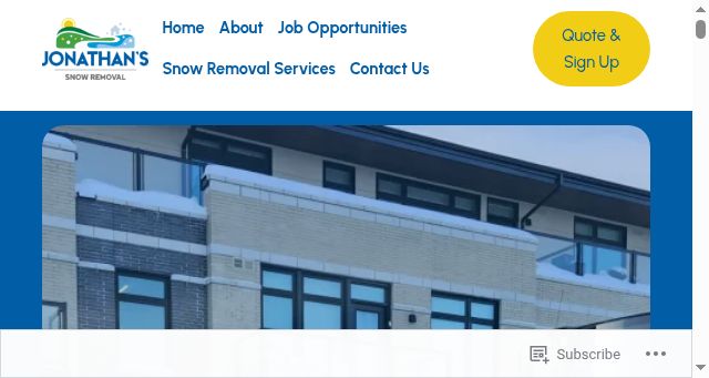 Screenshot of almontesnowremoval.com