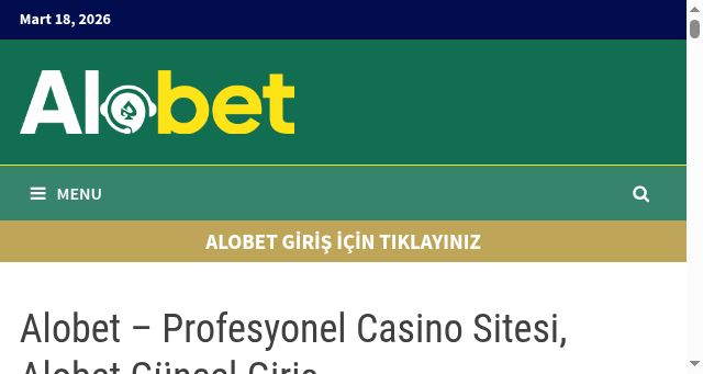 Screenshot of alobet.co