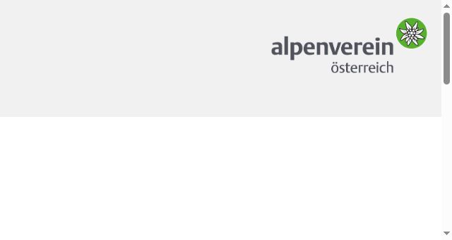 Screenshot of alpenverein.at