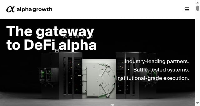 Screenshot of alphagrowth.io