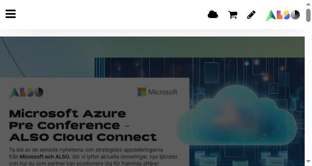 Screenshot of also.se