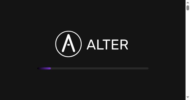 Screenshot of alter.network