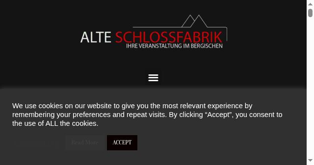 Screenshot of alteschlossfabrik.de