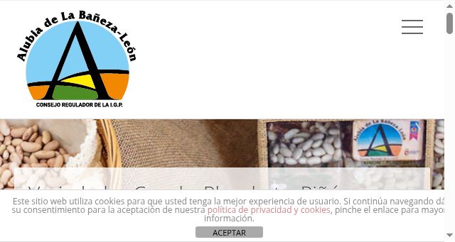 Screenshot of alubiadelabanezaleon.es