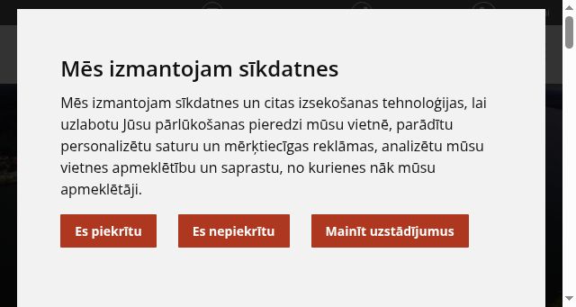 Screenshot of aluksnesnami.lv