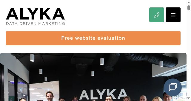 Screenshot of alyka.com.au