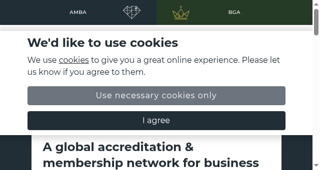 Screenshot of amba-bga.com