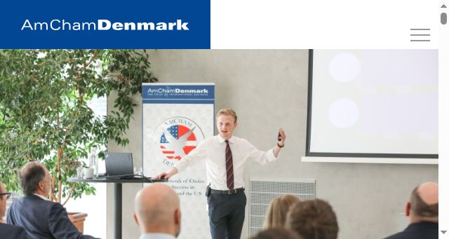 Screenshot of amcham.dk