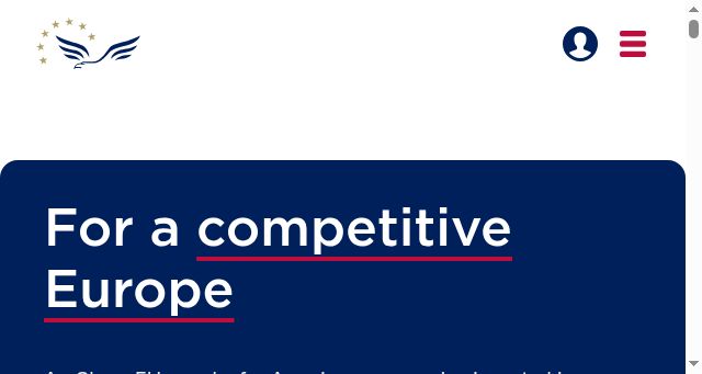 Screenshot of amchameu.eu