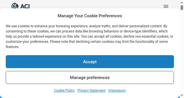 Screenshot of americanconference.com