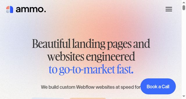 Screenshot of ammo.studio