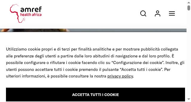 Screenshot of amref.it